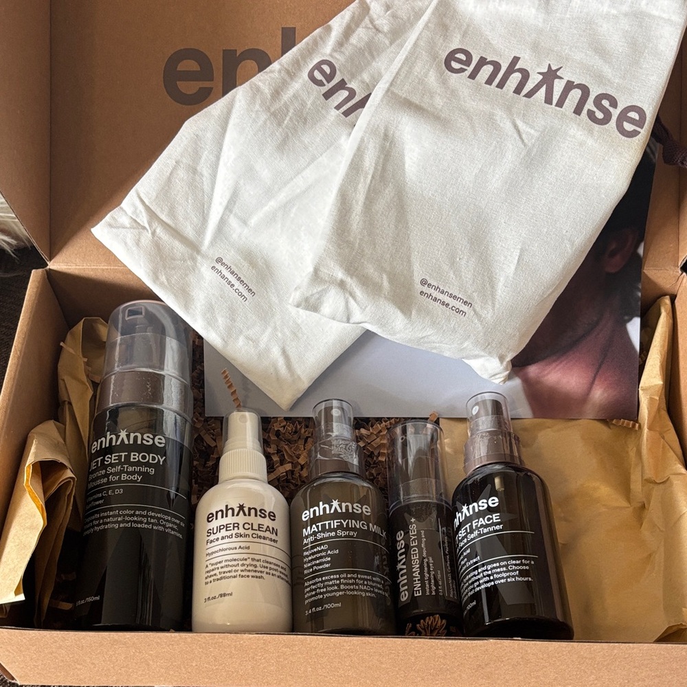Enhance Skincare body kit full size new in box